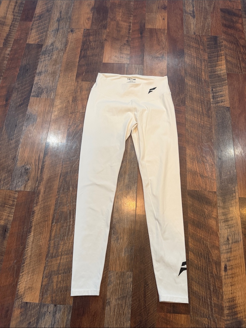 Cream Active Leggings - Performance Stretch M (6011)